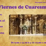 Exposición Santísimo (tiempo de cuaresma)