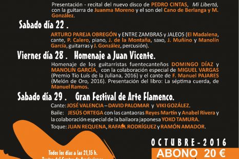 Otoño Flamenco 2016
