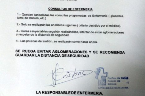 CONSULTAS DE ENFERMERÍA