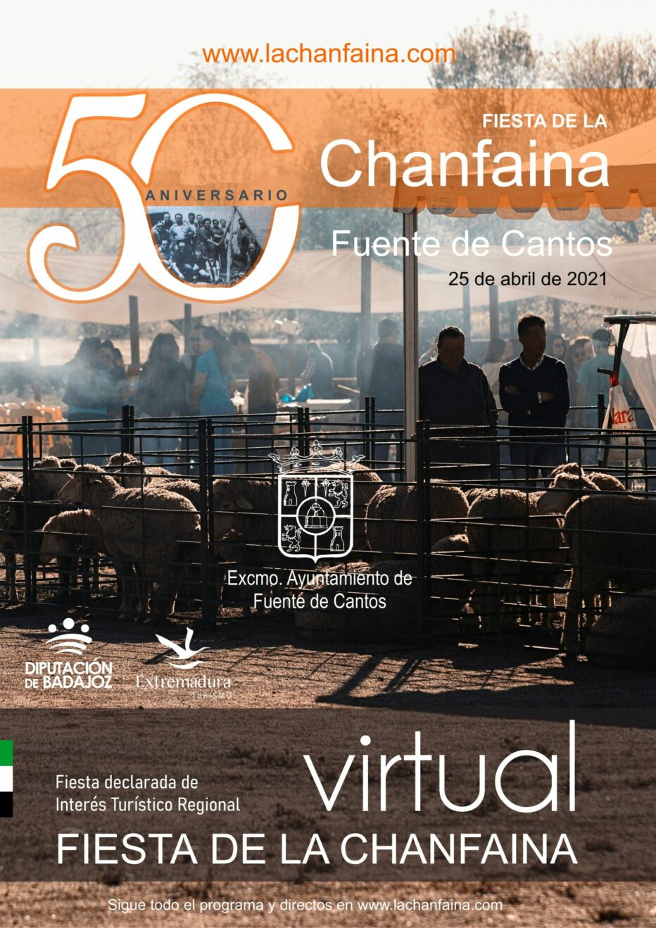 Los actos de la 50 Fiesta de la Chanfaina podrán seguirse en vivo por redes sociales, YouTube y la web www.lachanfaina.com