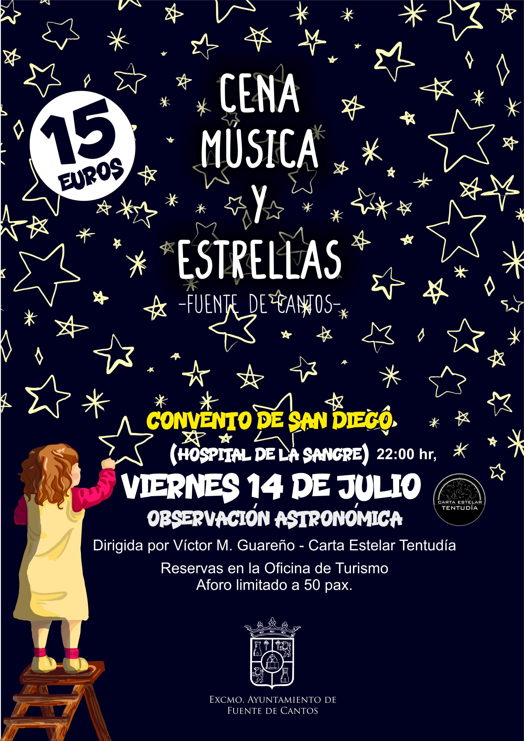 CENA MUSICA Y ESTREELLAS